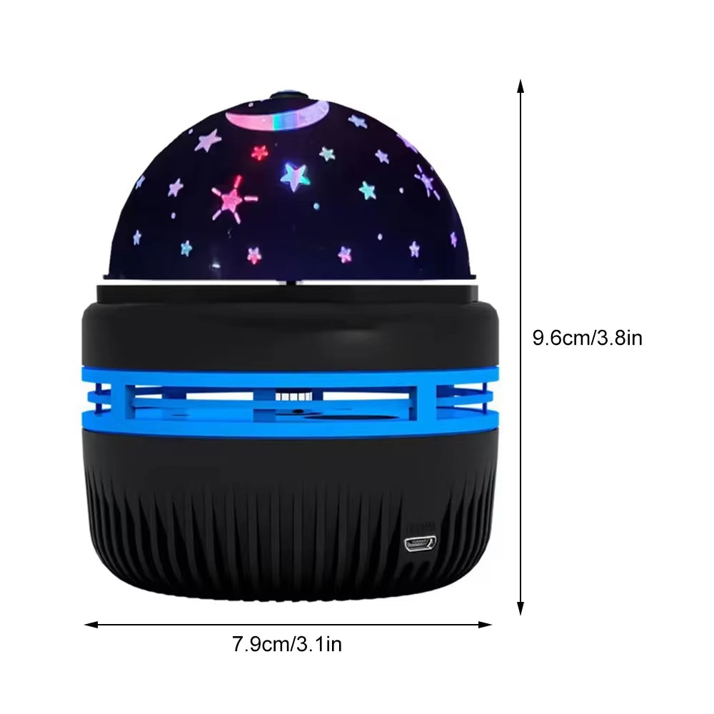 Colorful Starry Sky Projector Lamp Rotating Magic Ball Led Night Light Galaxy Projector Decor Lamp RGB Moon Light Kids Gift Lamp