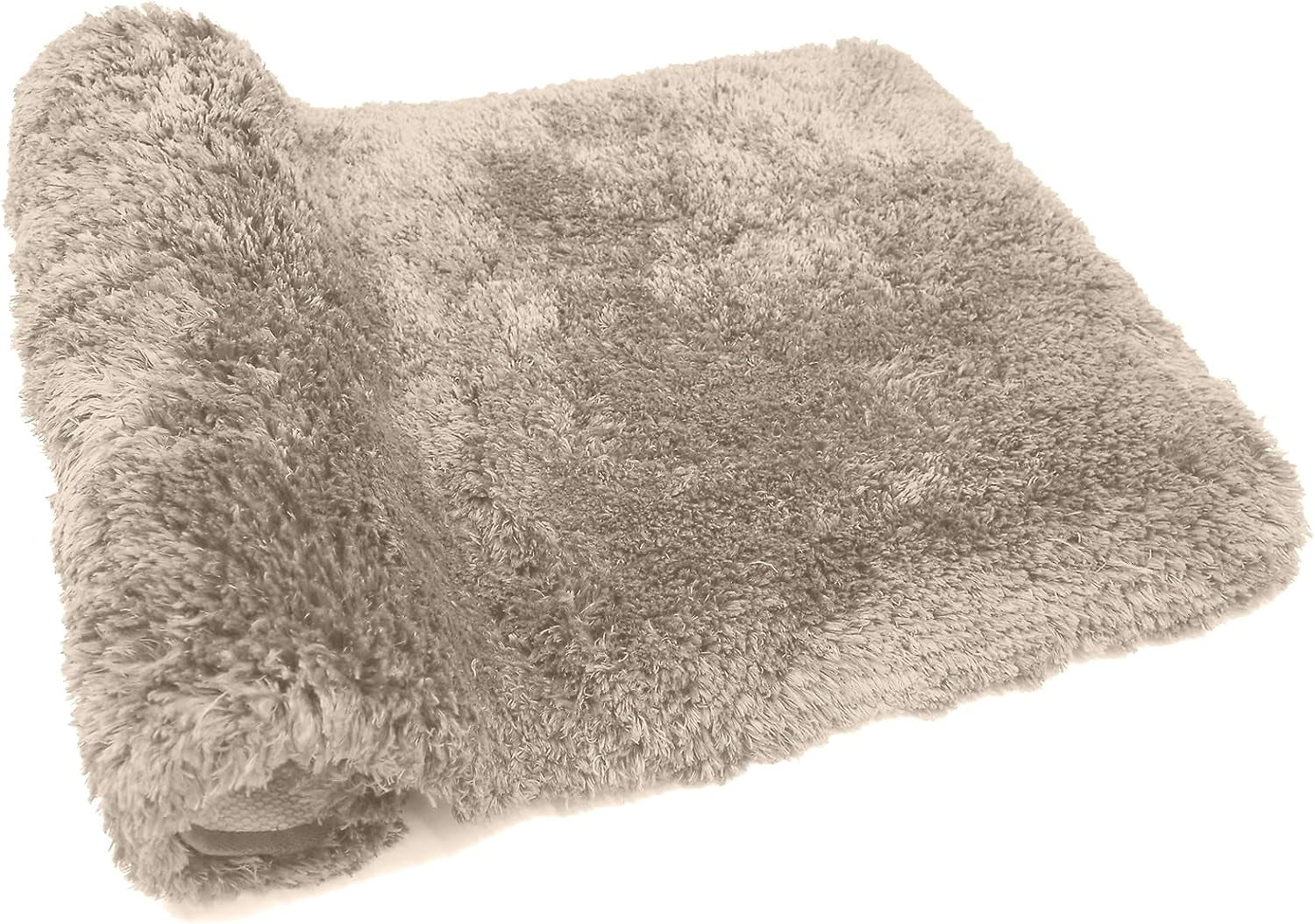 Bathroom Rugs Non-Slip, Soft Shaggy Bath Rugs for Bathroom, Microfiber Bath Mats for Bathroom Floor, Absorbent Plush Bathroom Mats, Machine Washable Bathroom Rug Mat 24X36 Inches Beige