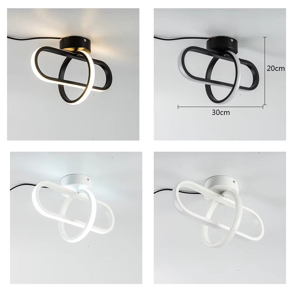 Creative Indoor Led Ceiling Lamp AC110V AC220V Modern Balcony Aisle Lighting Corridor Room Led Ceiling Lamp Nordic Fixture